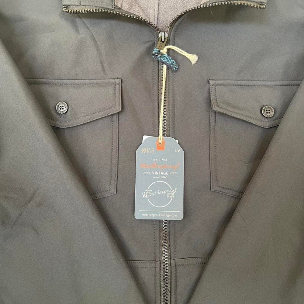 Weatherproof dark blue jacket - Picture 4 of 7